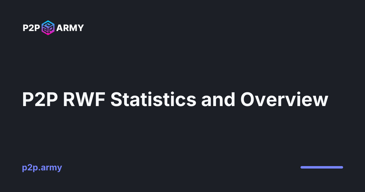 P2P RWF Statistics and Overview | P2P Army